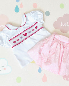 Sweet Love Valentine Skirt Set