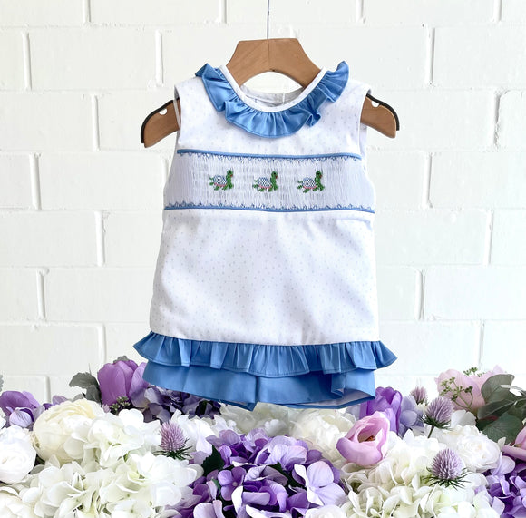 Precious Turtles Sleeveless Short Set